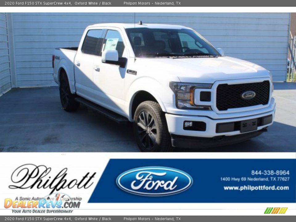 2020 Ford F150 STX SuperCrew 4x4 Oxford White / Black Photo #1