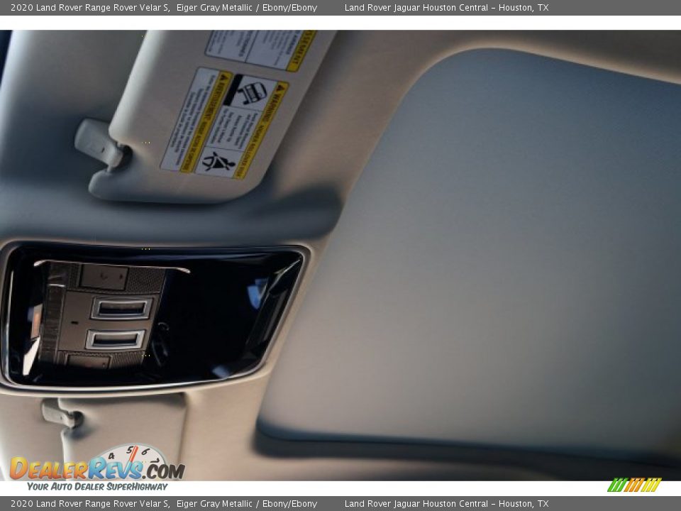 2020 Land Rover Range Rover Velar S Eiger Gray Metallic / Ebony/Ebony Photo #26