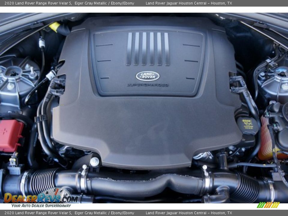2020 Land Rover Range Rover Velar S Eiger Gray Metallic / Ebony/Ebony Photo #33