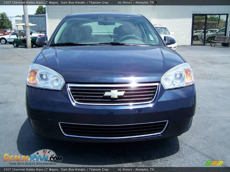 2007 Chevrolet Malibu Maxx LT Wagon Dark Blue Metallic / Titanium Gray Photo #2
