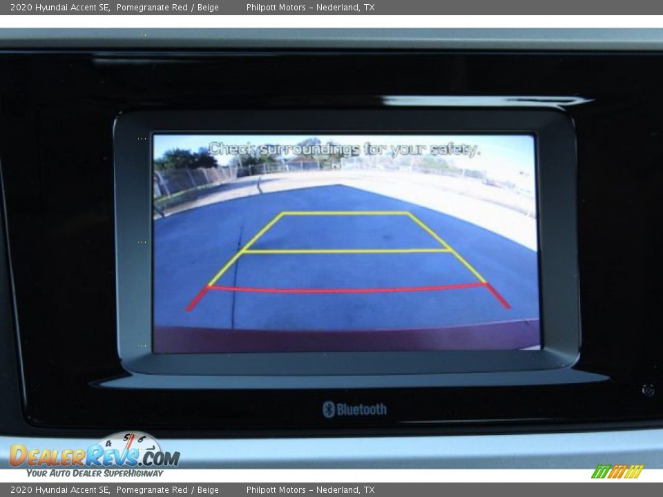 2020 Hyundai Accent SE Pomegranate Red / Beige Photo #18