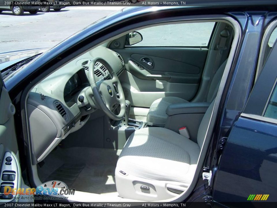 2007 Chevrolet Malibu Maxx LT Wagon Dark Blue Metallic / Titanium Gray Photo #5