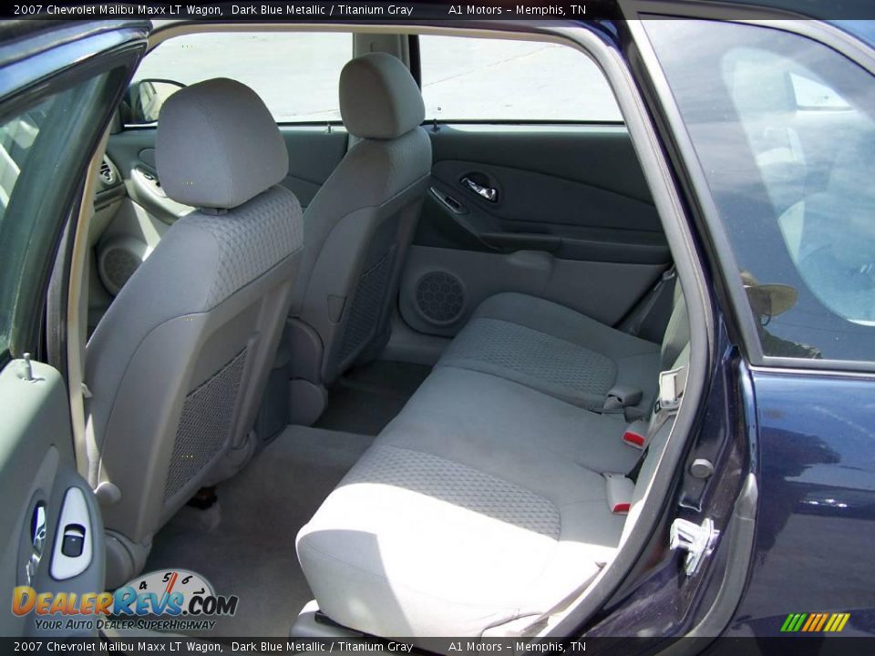 2007 Chevrolet Malibu Maxx LT Wagon Dark Blue Metallic / Titanium Gray Photo #6