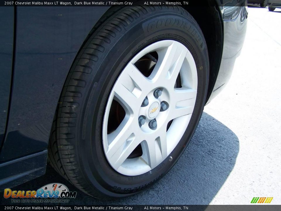 2007 Chevrolet Malibu Maxx LT Wagon Dark Blue Metallic / Titanium Gray Photo #8