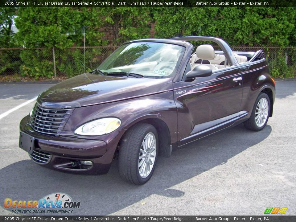 2005 Chrysler PT Cruiser Dream Cruiser Series 4 Convertible Dark Plum Pearl / Taupe/Pearl Beige Photo #1