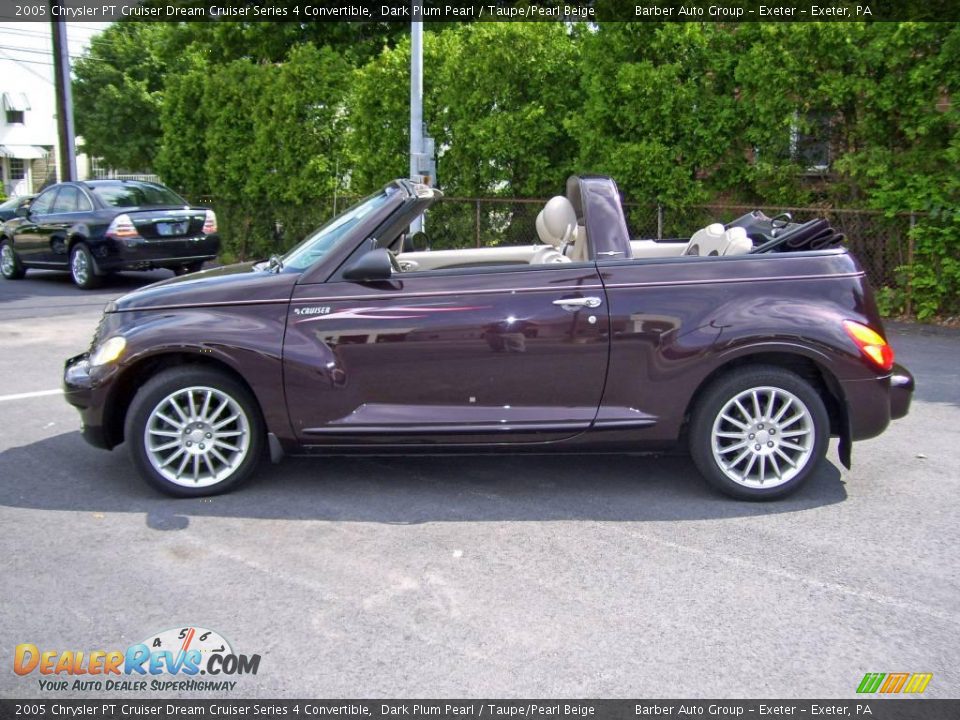 2005 Chrysler PT Cruiser Dream Cruiser Series 4 Convertible Dark Plum Pearl / Taupe/Pearl Beige Photo #8