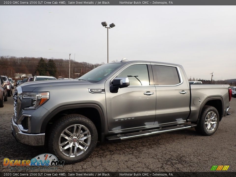 Satin Steel Metallic 2020 GMC Sierra 1500 SLT Crew Cab 4WD Photo #1