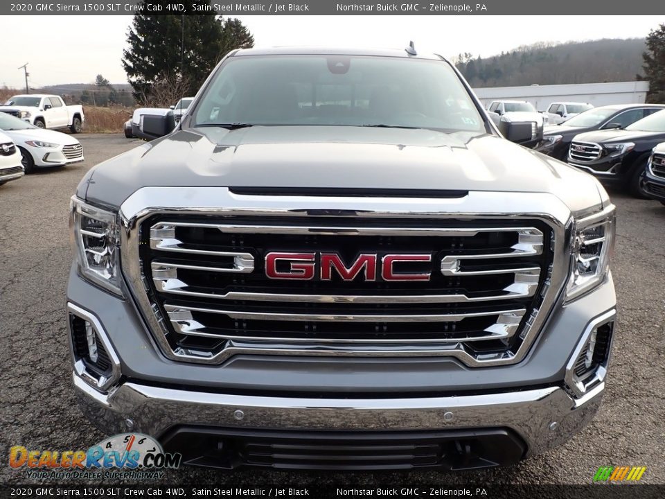 2020 GMC Sierra 1500 SLT Crew Cab 4WD Satin Steel Metallic / Jet Black Photo #2