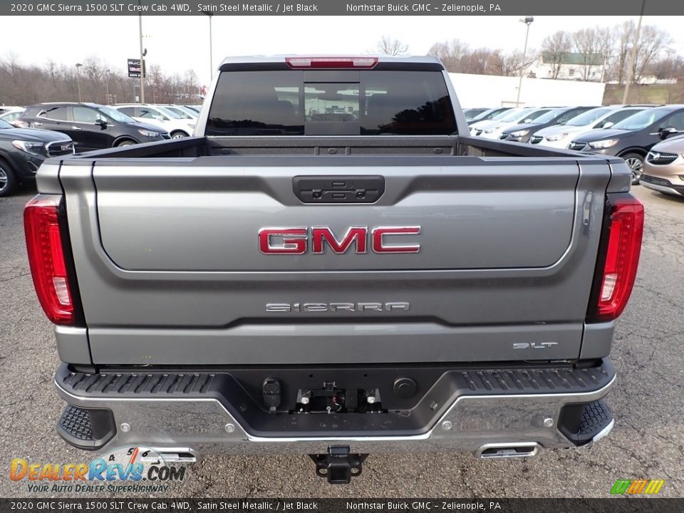 2020 GMC Sierra 1500 SLT Crew Cab 4WD Satin Steel Metallic / Jet Black Photo #6