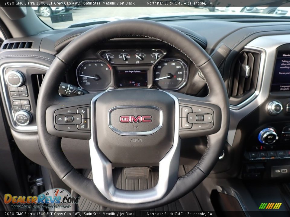 2020 GMC Sierra 1500 SLT Crew Cab 4WD Steering Wheel Photo #16