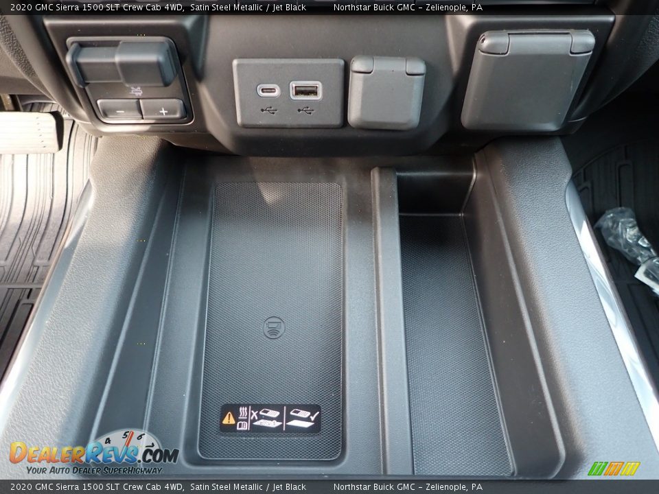 2020 GMC Sierra 1500 SLT Crew Cab 4WD Satin Steel Metallic / Jet Black Photo #17