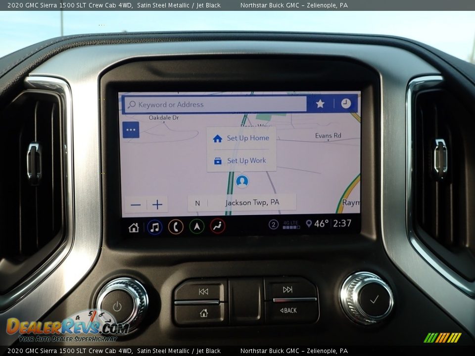 Navigation of 2020 GMC Sierra 1500 SLT Crew Cab 4WD Photo #19