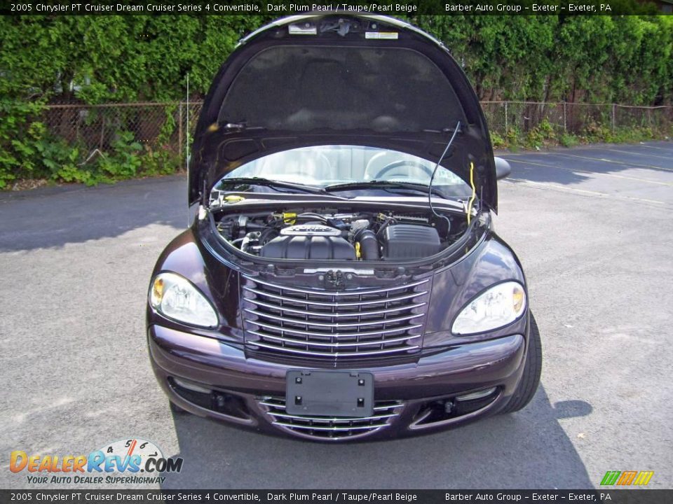 2005 Chrysler PT Cruiser Dream Cruiser Series 4 Convertible Dark Plum Pearl / Taupe/Pearl Beige Photo #25