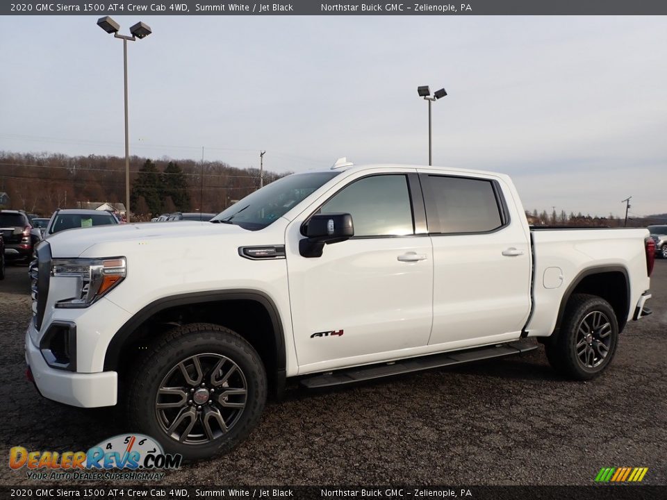 2020 GMC Sierra 1500 AT4 Crew Cab 4WD Summit White / Jet Black Photo #1