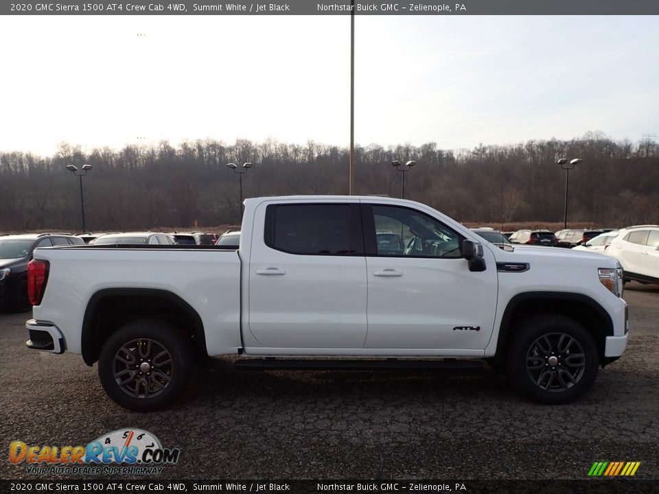 2020 GMC Sierra 1500 AT4 Crew Cab 4WD Summit White / Jet Black Photo #4