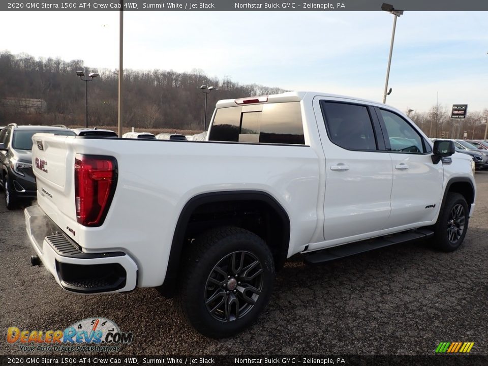 2020 GMC Sierra 1500 AT4 Crew Cab 4WD Summit White / Jet Black Photo #5
