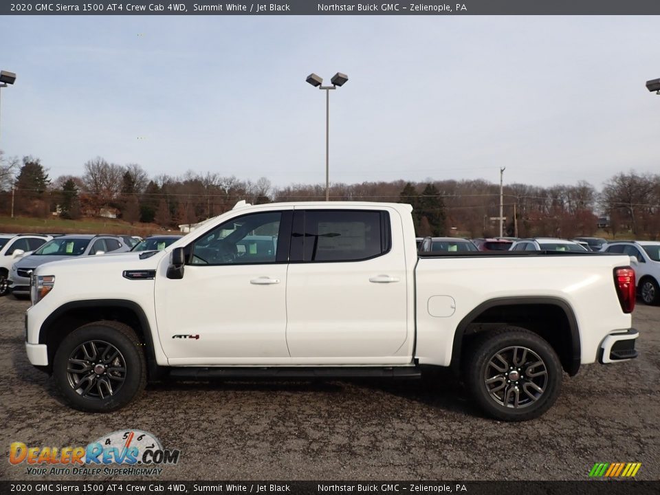 2020 GMC Sierra 1500 AT4 Crew Cab 4WD Summit White / Jet Black Photo #8