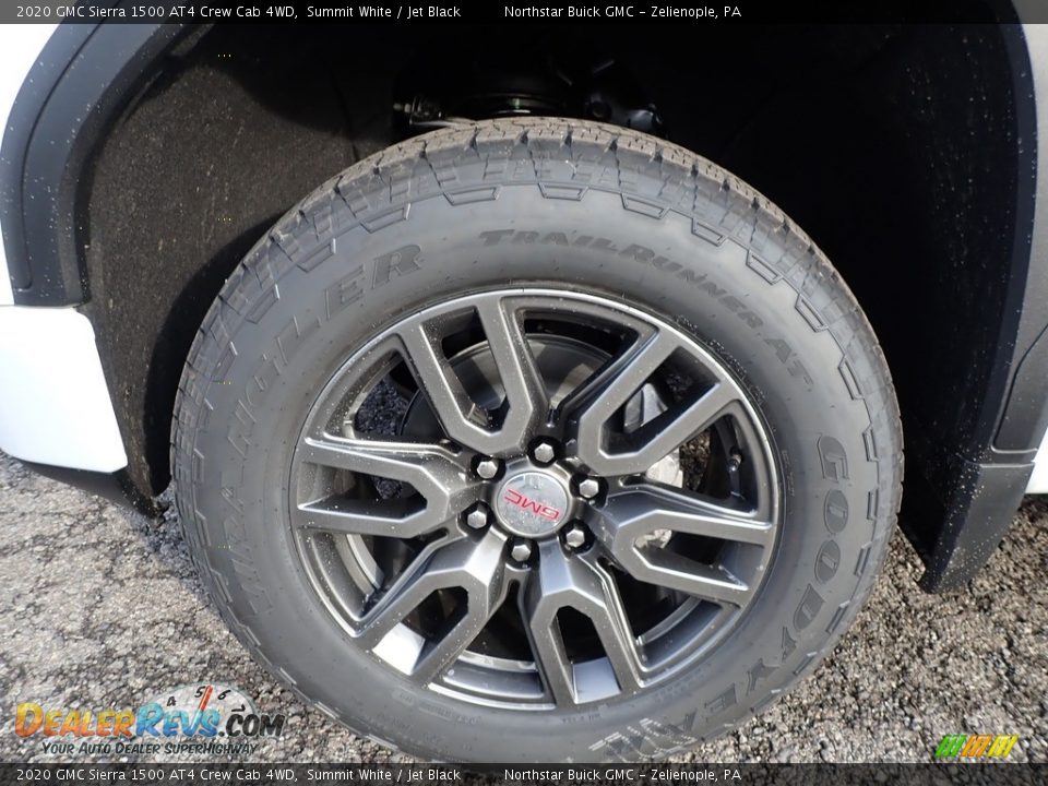 2020 GMC Sierra 1500 AT4 Crew Cab 4WD Summit White / Jet Black Photo #9