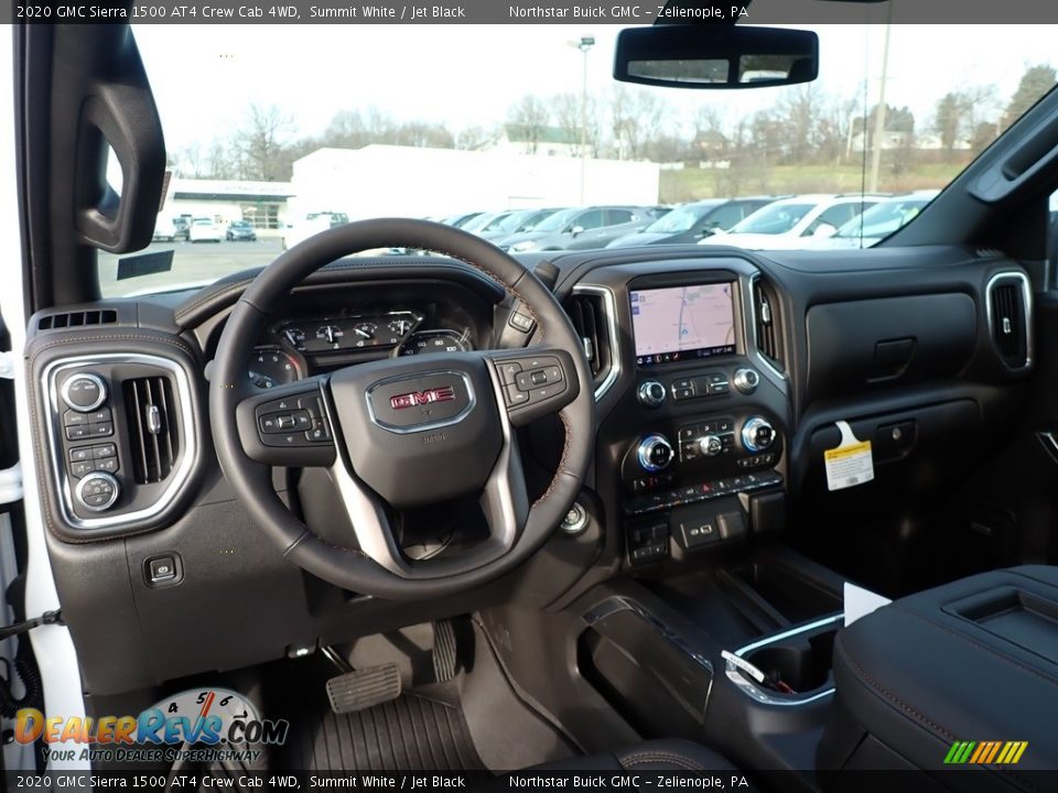 2020 GMC Sierra 1500 AT4 Crew Cab 4WD Summit White / Jet Black Photo #14