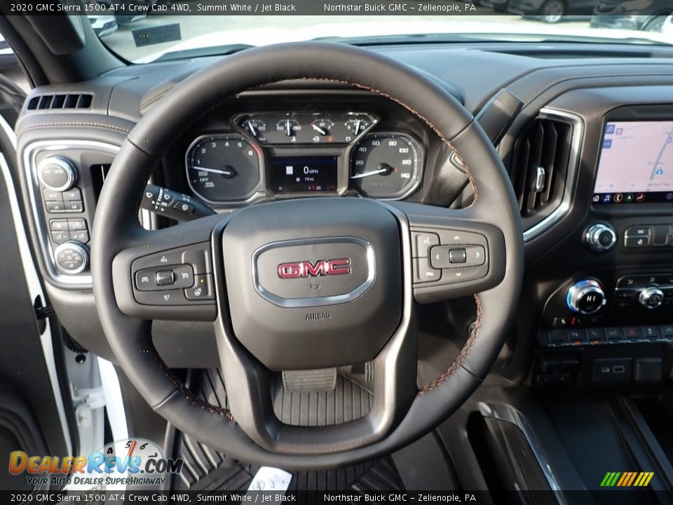 2020 GMC Sierra 1500 AT4 Crew Cab 4WD Summit White / Jet Black Photo #16