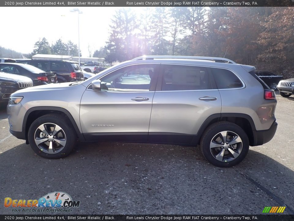 2020 Jeep Cherokee Limited 4x4 Billet Silver Metallic / Black Photo #2