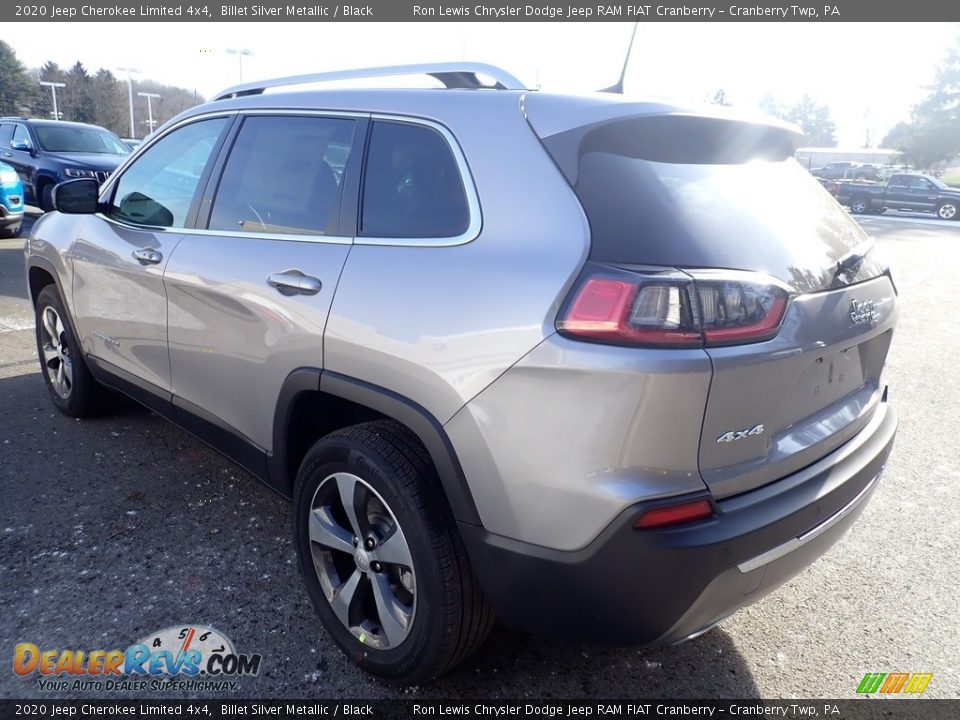 2020 Jeep Cherokee Limited 4x4 Billet Silver Metallic / Black Photo #3