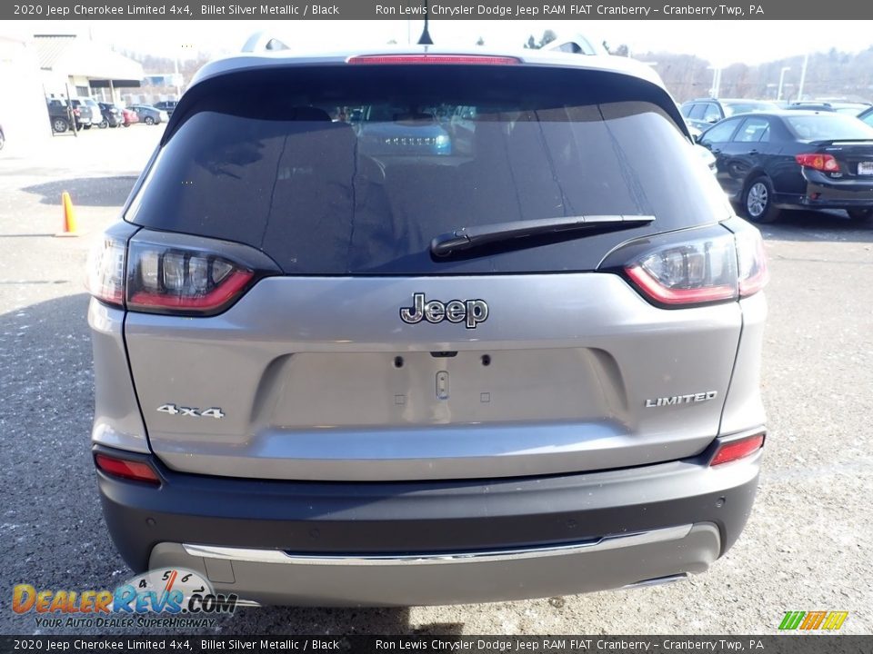2020 Jeep Cherokee Limited 4x4 Billet Silver Metallic / Black Photo #4