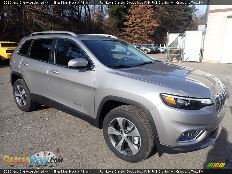 2020 Jeep Cherokee Limited 4x4 Billet Silver Metallic / Black Photo #7