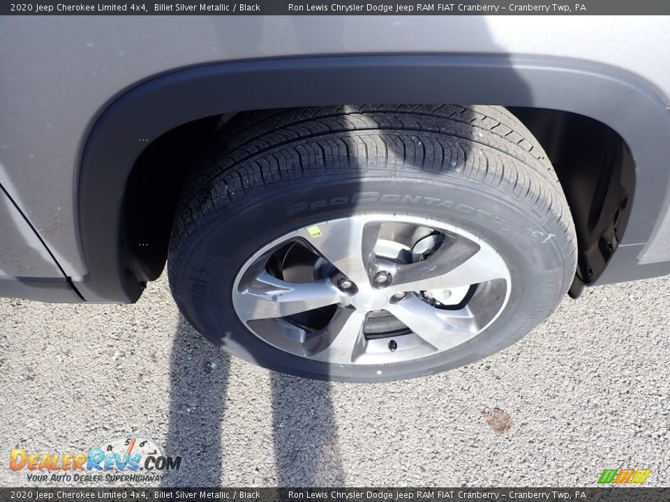 2020 Jeep Cherokee Limited 4x4 Billet Silver Metallic / Black Photo #9
