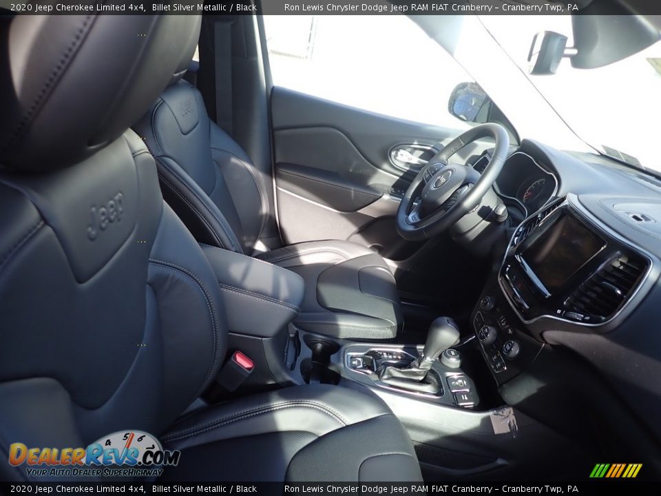 2020 Jeep Cherokee Limited 4x4 Billet Silver Metallic / Black Photo #10