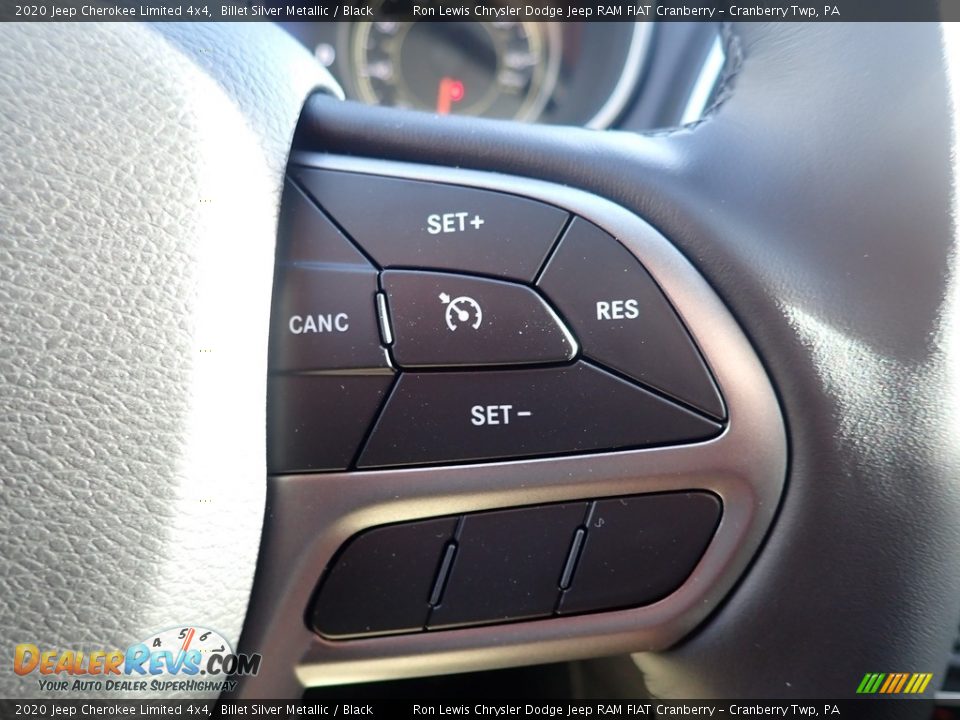 2020 Jeep Cherokee Limited 4x4 Billet Silver Metallic / Black Photo #18
