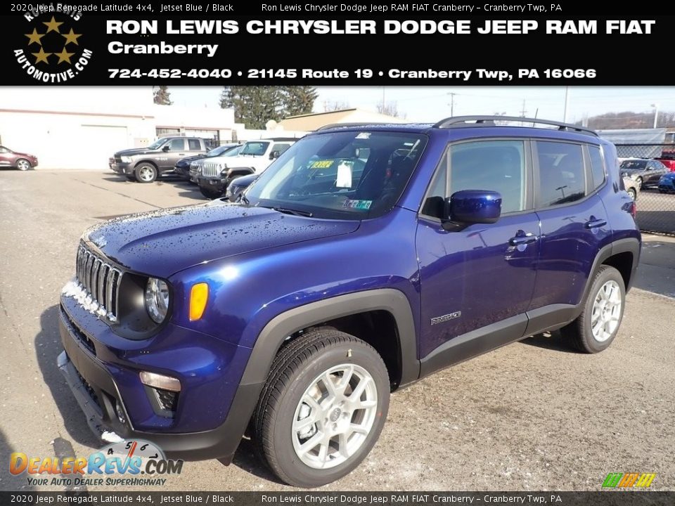 2020 Jeep Renegade Latitude 4x4 Jetset Blue / Black Photo #1