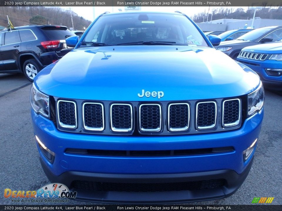 2020 Jeep Compass Latitude 4x4 Laser Blue Pearl / Black Photo #9