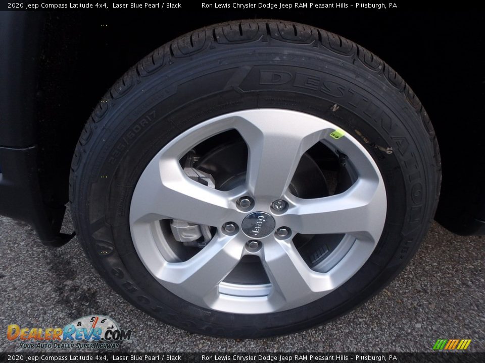 2020 Jeep Compass Latitude 4x4 Laser Blue Pearl / Black Photo #10