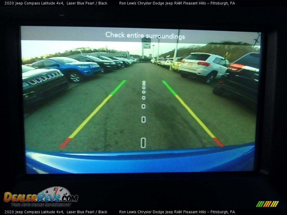 2020 Jeep Compass Latitude 4x4 Laser Blue Pearl / Black Photo #16
