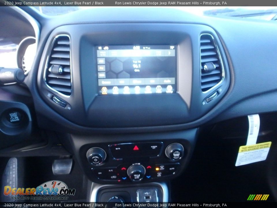 2020 Jeep Compass Latitude 4x4 Laser Blue Pearl / Black Photo #17