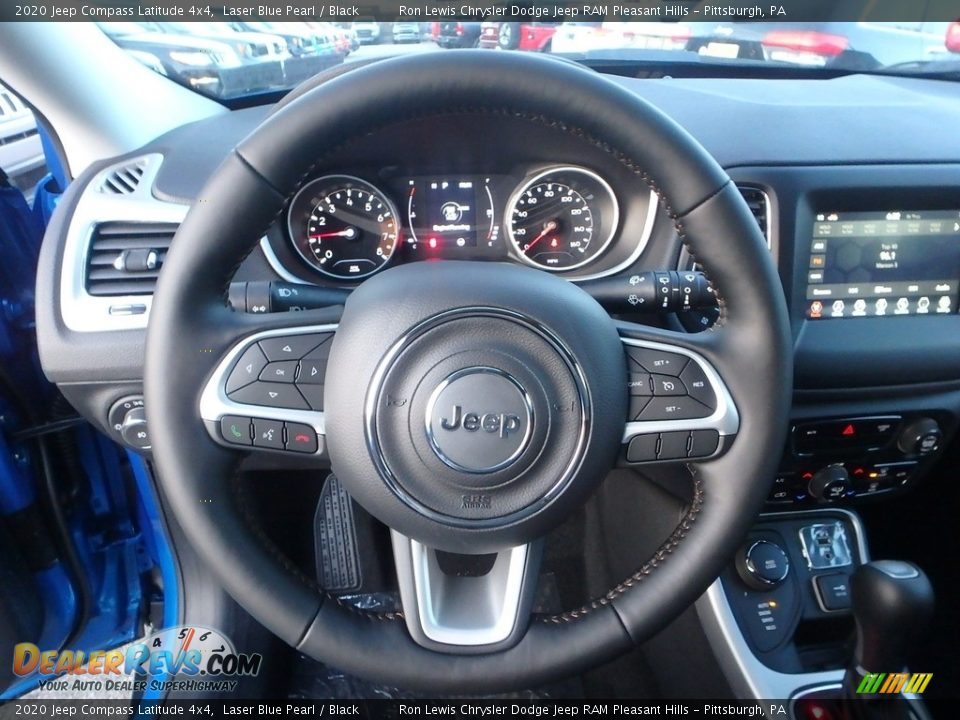 2020 Jeep Compass Latitude 4x4 Laser Blue Pearl / Black Photo #18