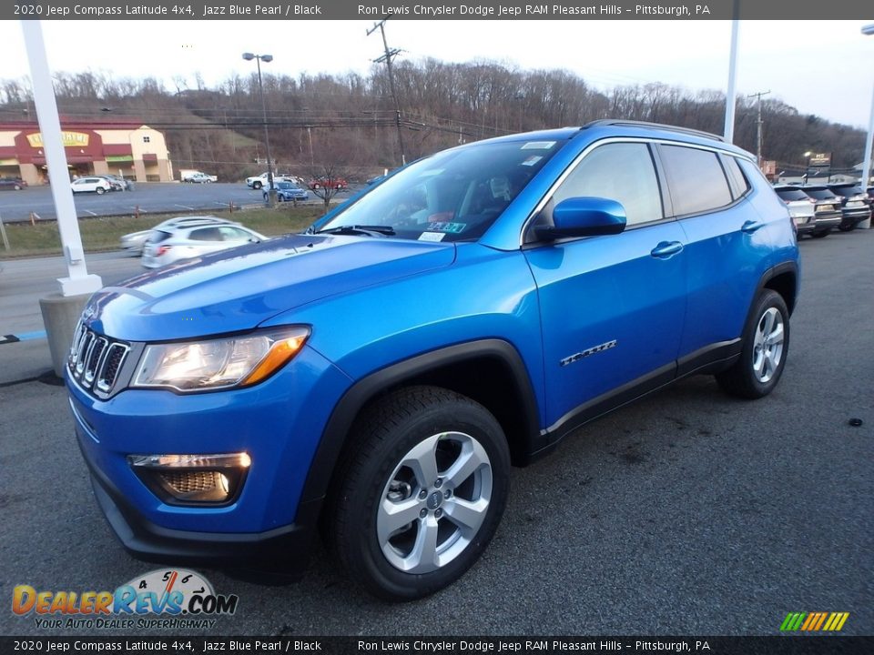 2020 Jeep Compass Latitude 4x4 Jazz Blue Pearl / Black Photo #1