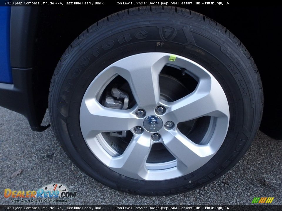 2020 Jeep Compass Latitude 4x4 Jazz Blue Pearl / Black Photo #10