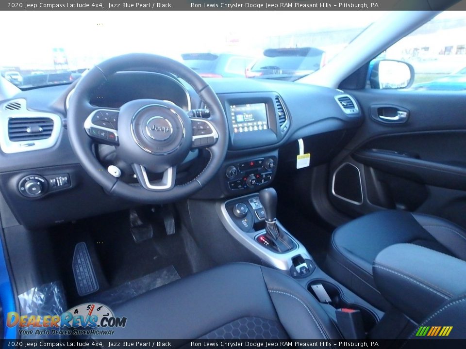 2020 Jeep Compass Latitude 4x4 Jazz Blue Pearl / Black Photo #13
