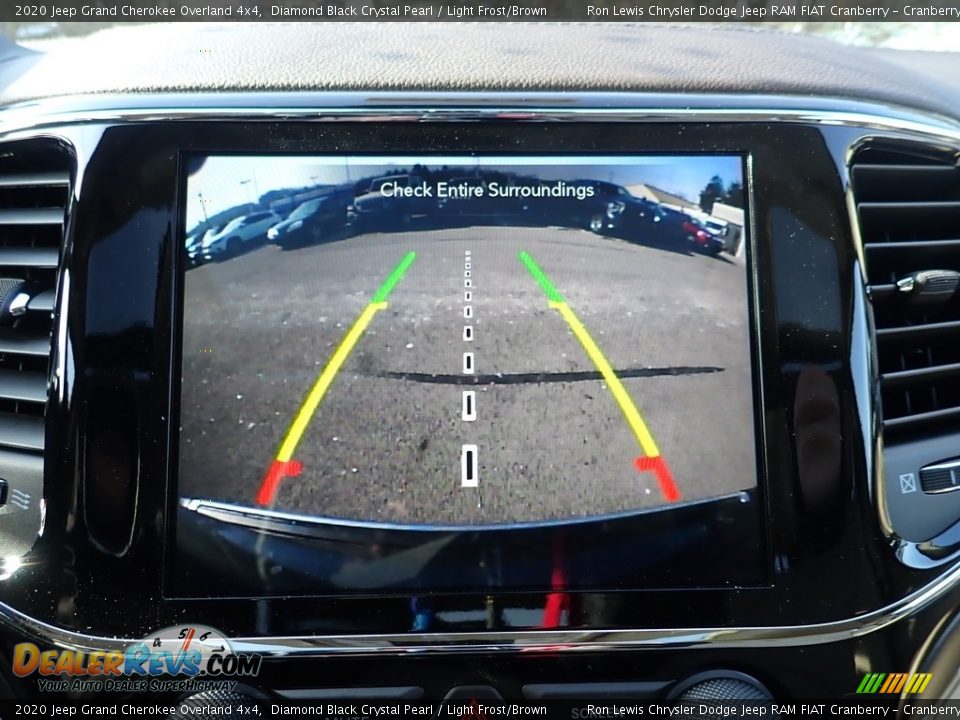 2020 Jeep Grand Cherokee Overland 4x4 Diamond Black Crystal Pearl / Light Frost/Brown Photo #20