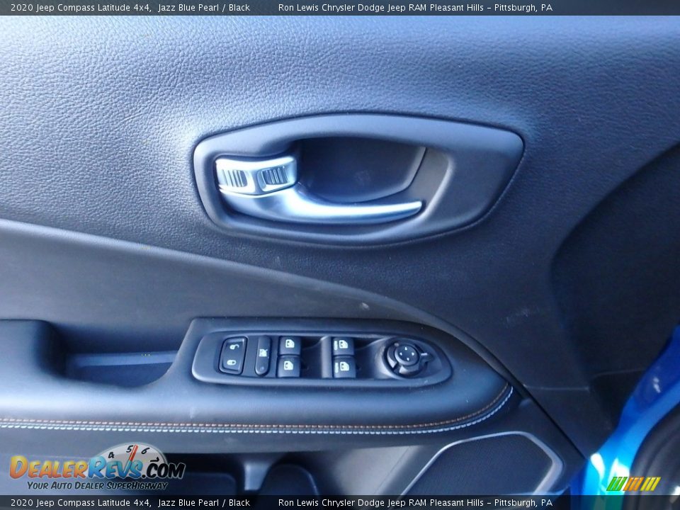 2020 Jeep Compass Latitude 4x4 Jazz Blue Pearl / Black Photo #14