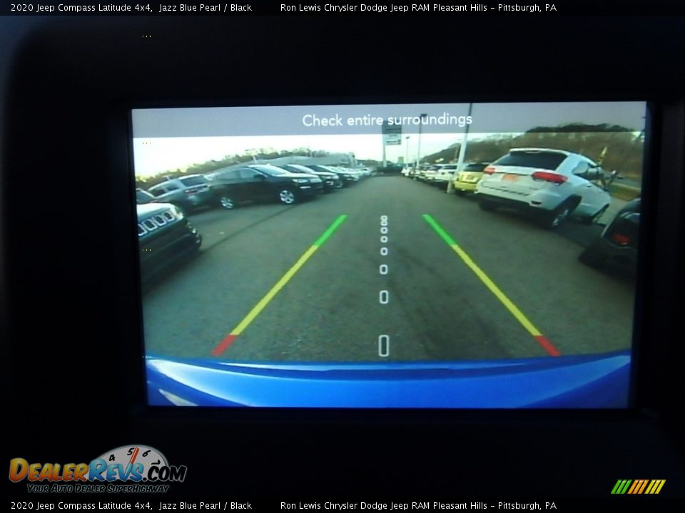 2020 Jeep Compass Latitude 4x4 Jazz Blue Pearl / Black Photo #16