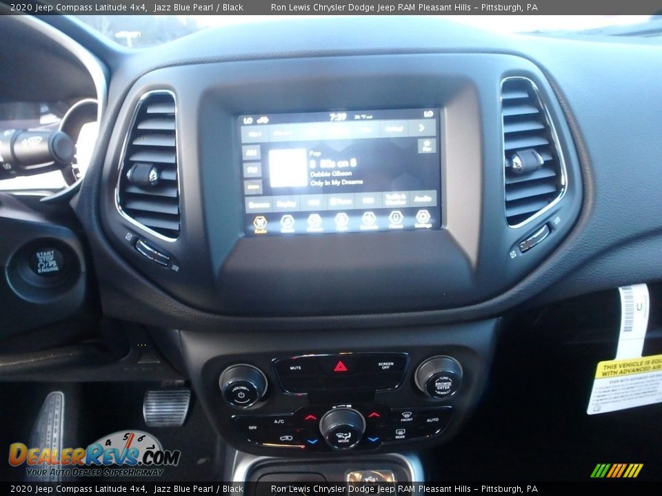 2020 Jeep Compass Latitude 4x4 Jazz Blue Pearl / Black Photo #17