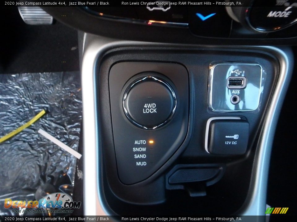 2020 Jeep Compass Latitude 4x4 Jazz Blue Pearl / Black Photo #20