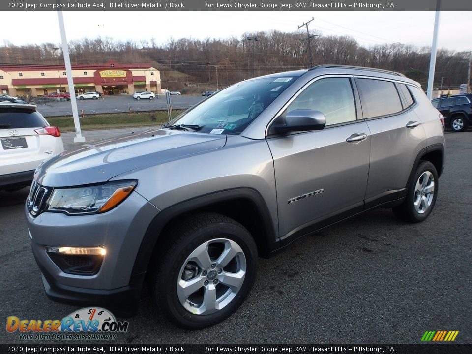 2020 Jeep Compass Latitude 4x4 Billet Silver Metallic / Black Photo #1