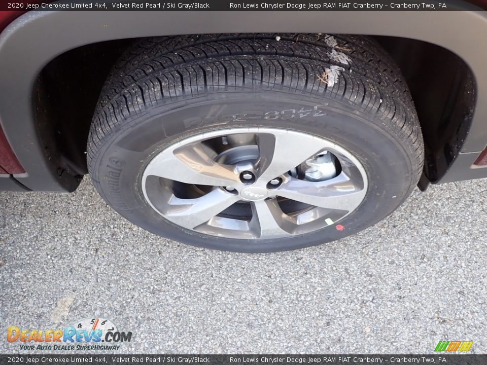 2020 Jeep Cherokee Limited 4x4 Velvet Red Pearl / Ski Gray/Black Photo #8