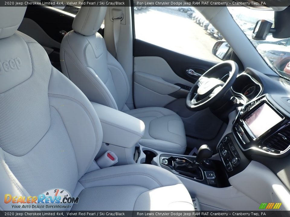 2020 Jeep Cherokee Limited 4x4 Velvet Red Pearl / Ski Gray/Black Photo #9