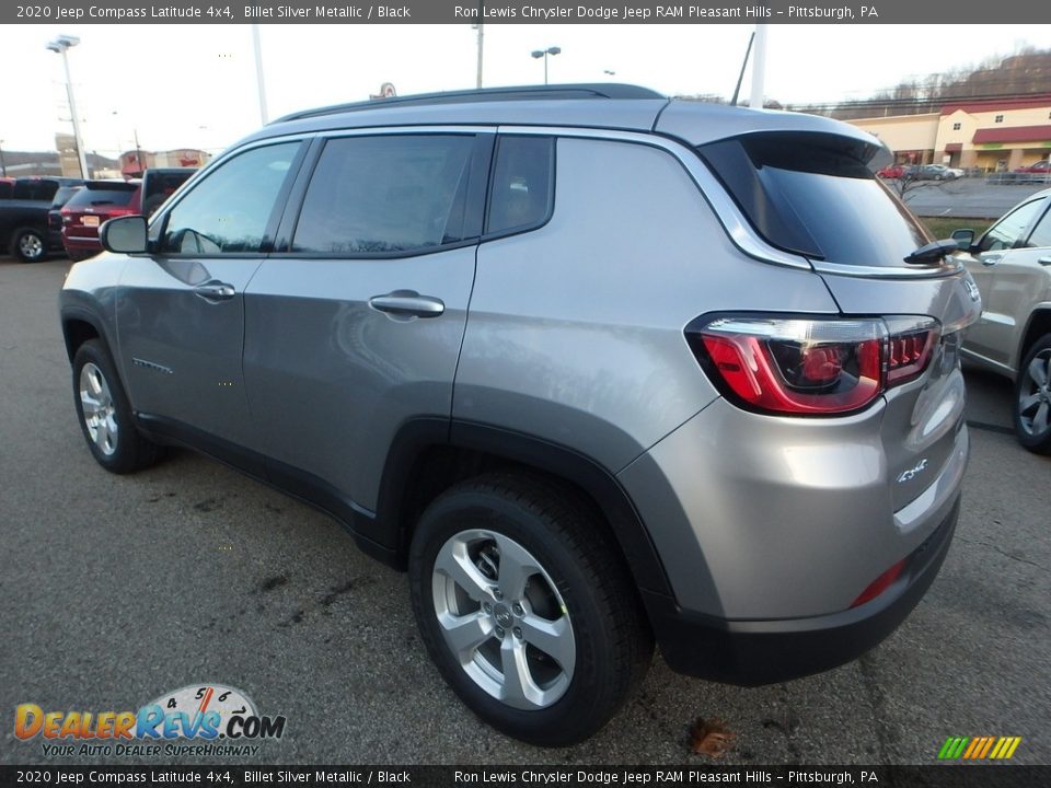 2020 Jeep Compass Latitude 4x4 Billet Silver Metallic / Black Photo #3