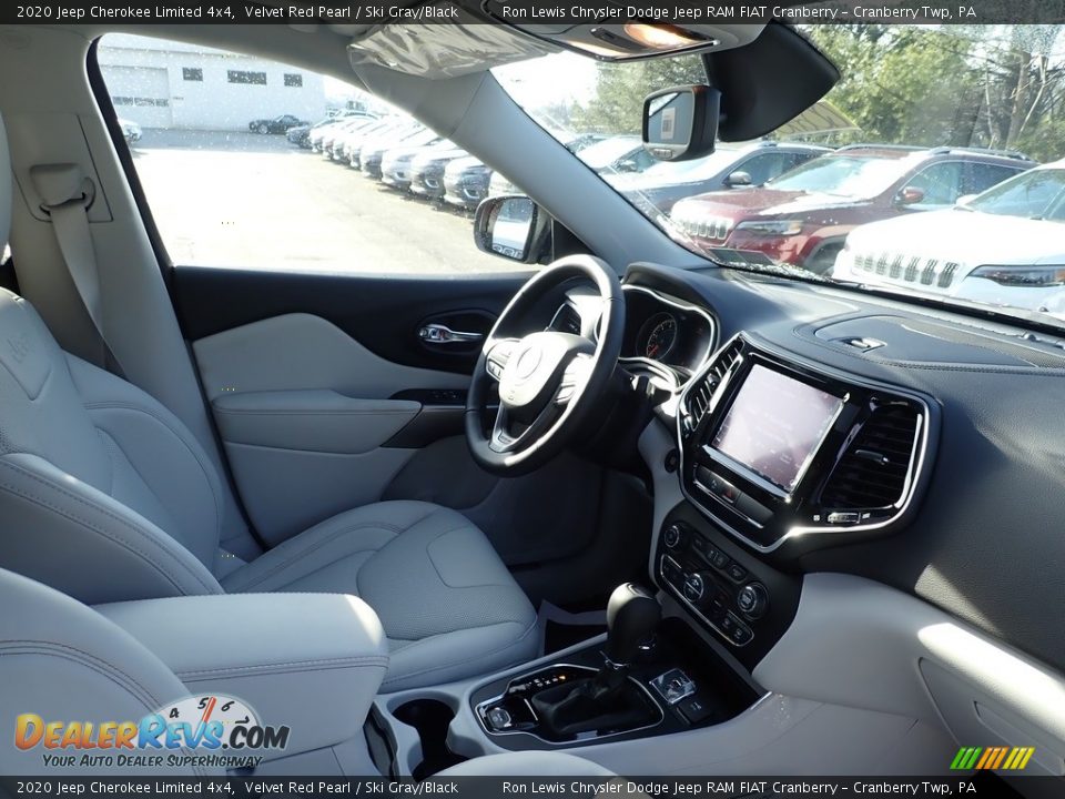 2020 Jeep Cherokee Limited 4x4 Velvet Red Pearl / Ski Gray/Black Photo #10